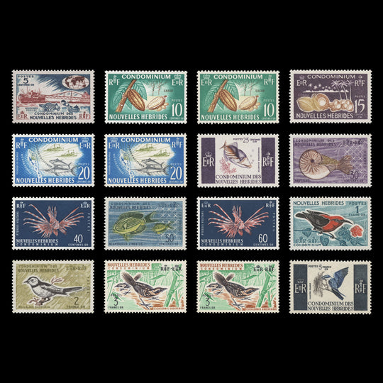 Nouvelles Hebrides 1963 (MLH) Definitives