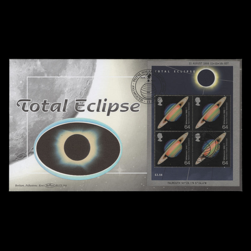 Great Britain 1999 (FDC) Total Eclipse miniature sheet
