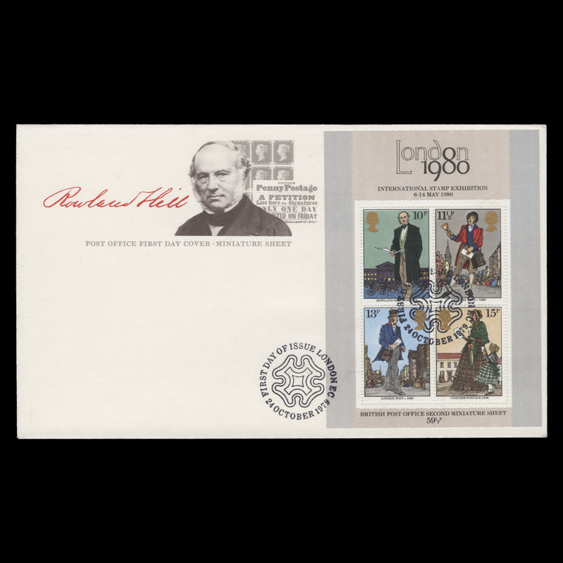 Great Britain 1979 (Variety) Rowland Hill M/S