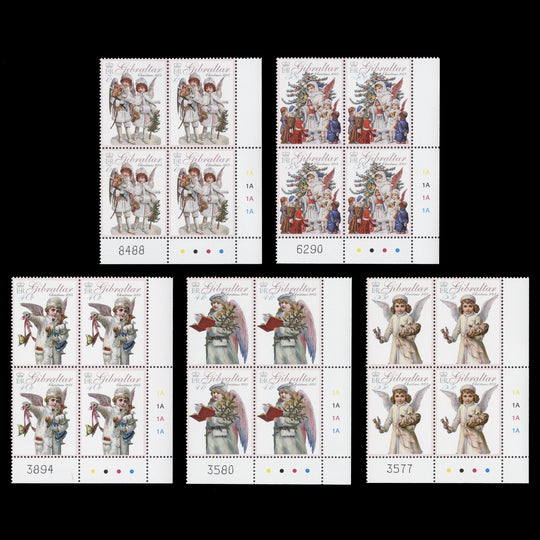 Gibraltar 2005 (MNH) Christmas plate blocks