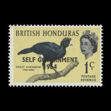 British Honduras 1964 (Error) 1c Self Government missing orange