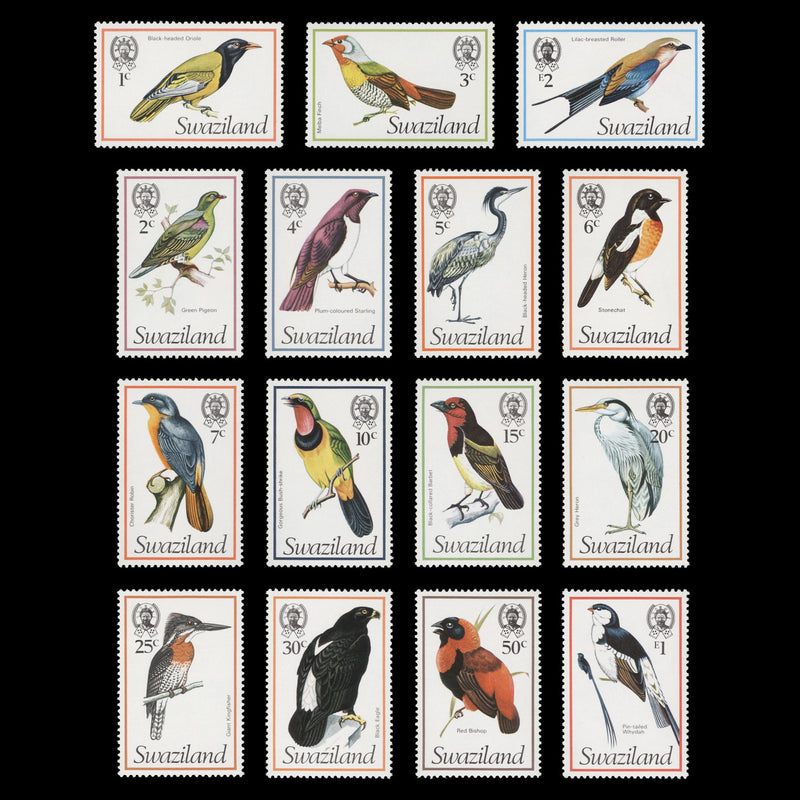 Swaziland 1976 (MNH) Birds Definitives, chalk-surfaced paper