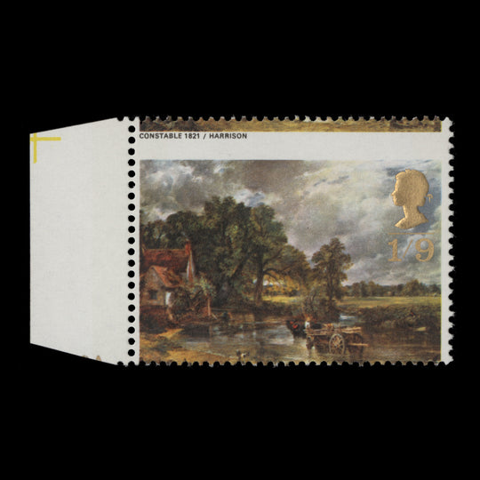 Great Britain 1968 (Variety) 1s9d British Paintings with perf shift