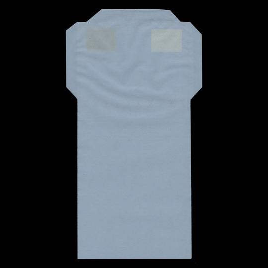 Ghana 1970 (Variety) 9np Chameleon Aerogramme, white printed double