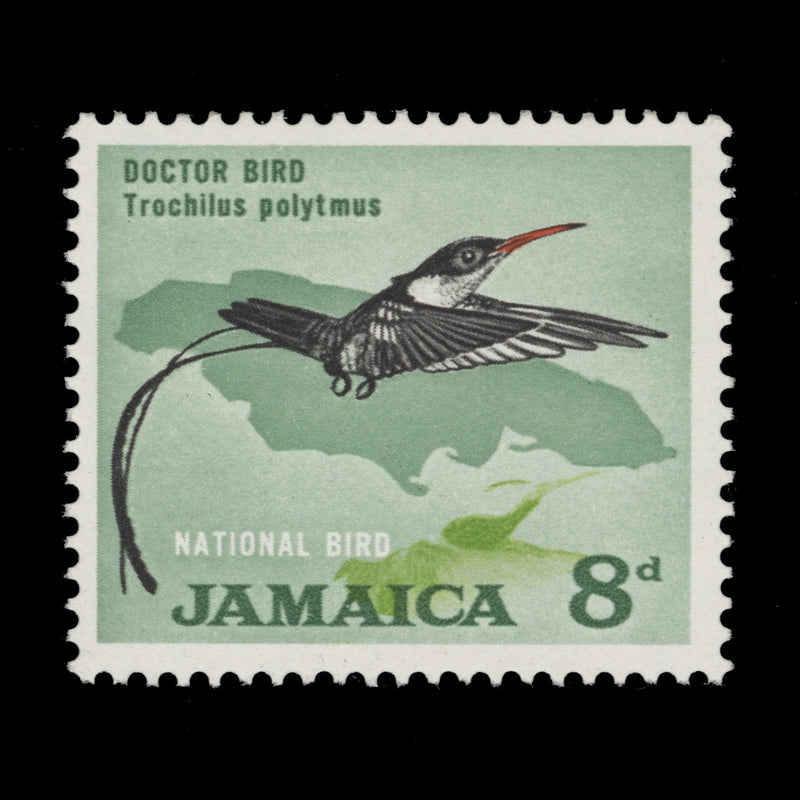 Jamaica 1964 (Variety) 8d Doctor Bird with green shift