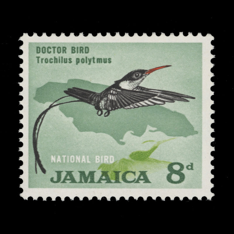 Jamaica 1964 (Variety) 8d Doctor Bird with green shift