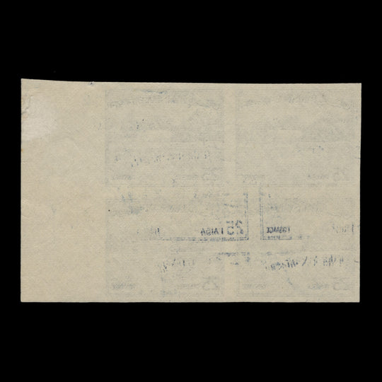 Pakistan 1963 (Proof) 25p Shalimar Gardens imperf block with offset