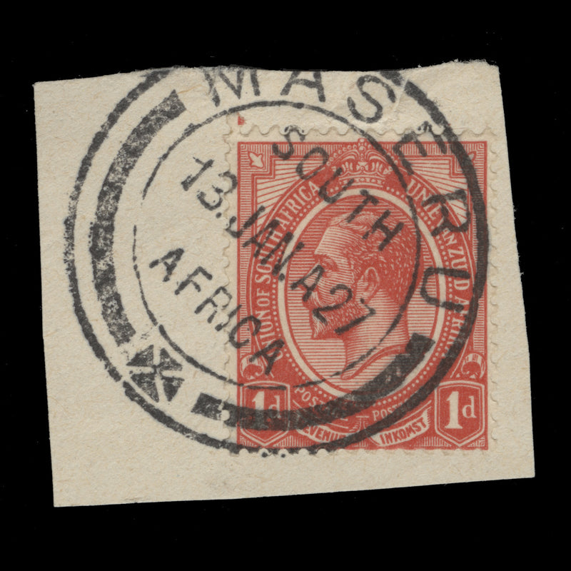 Basutoland 1927 (Postmark) Maseru
