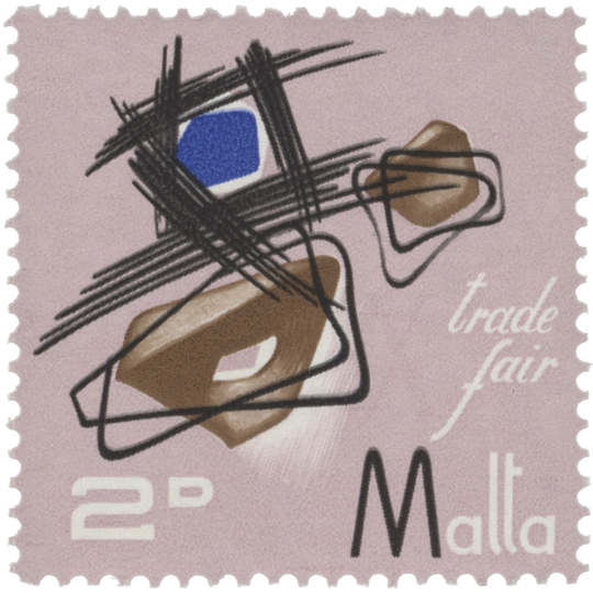 Malta 1966 (Variety) 2d Trade Fair missing gold
