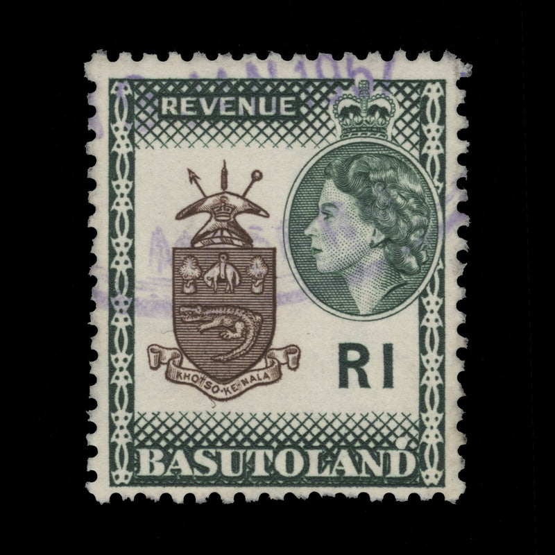 Basutoland 1964 (Used) R1 Country Arms Revenue