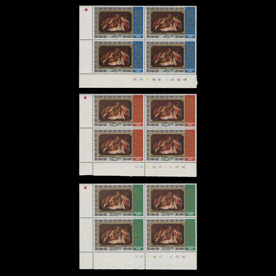 Lesotho 1972 (MNH) Christmas plate blocks