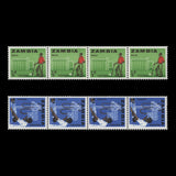 Zambia 1964 (MNH) Definitives coil-join strips
