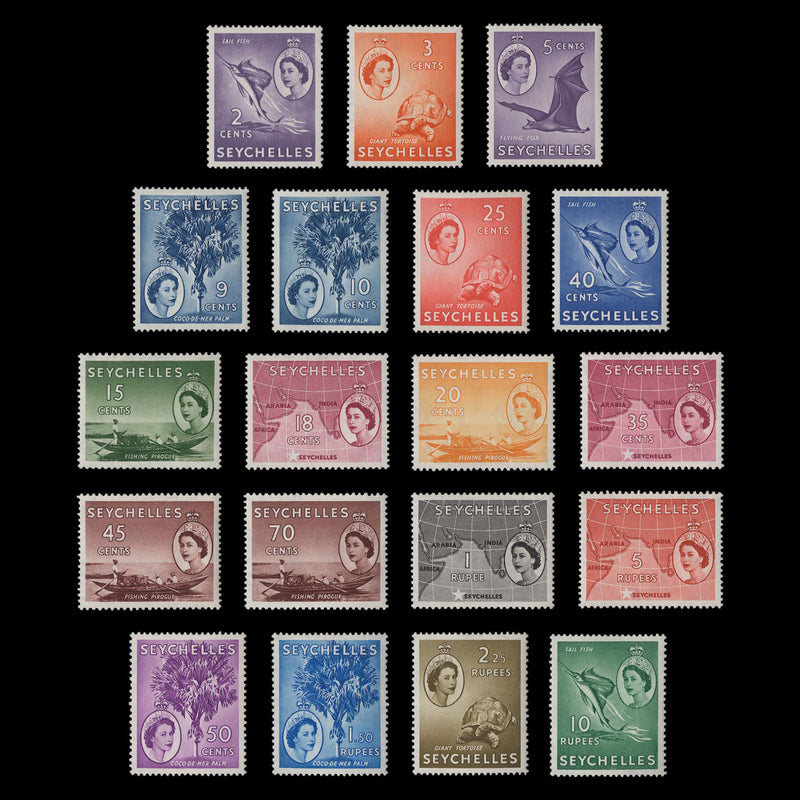 Seychelles 1954 (MLH) Definitives