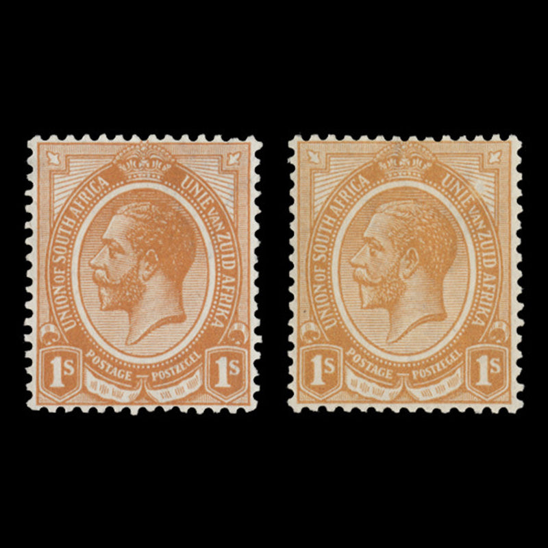 South Africa 1913 (MNH) 1s Orange shades