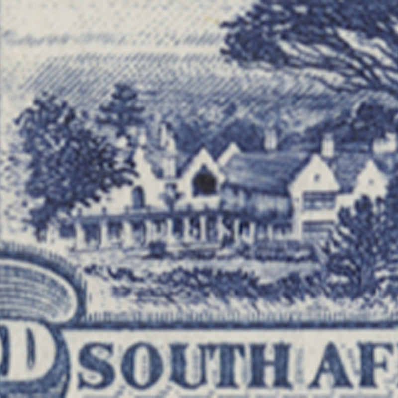 South Africa 1933 (MMH) 3d Groot Schuur pair with window flaw