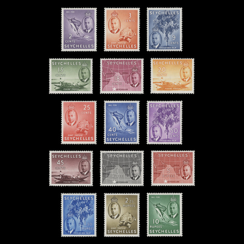 Seychelles 1952 (MLH) Definitives