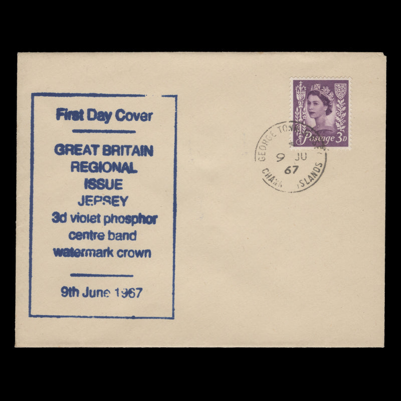 Jersey 1967 (FDC) 3d Deep Lilac