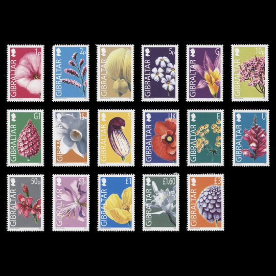 Gibraltar 2004 (MNH) Flowers Definitives