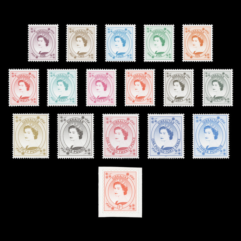 Gibraltar 1999 (MNH) QEII Definitives