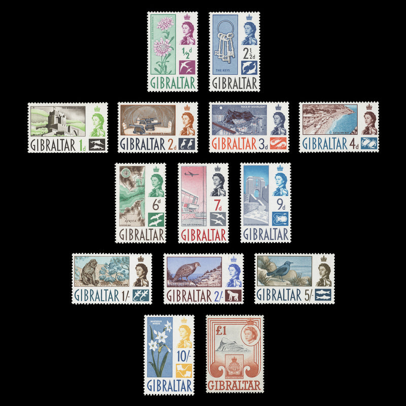 Gibraltar 1960 (MNH) Definitives